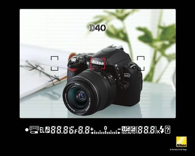 按下放大 NIKON D40專業數位機身(不含鏡頭) 產品照片