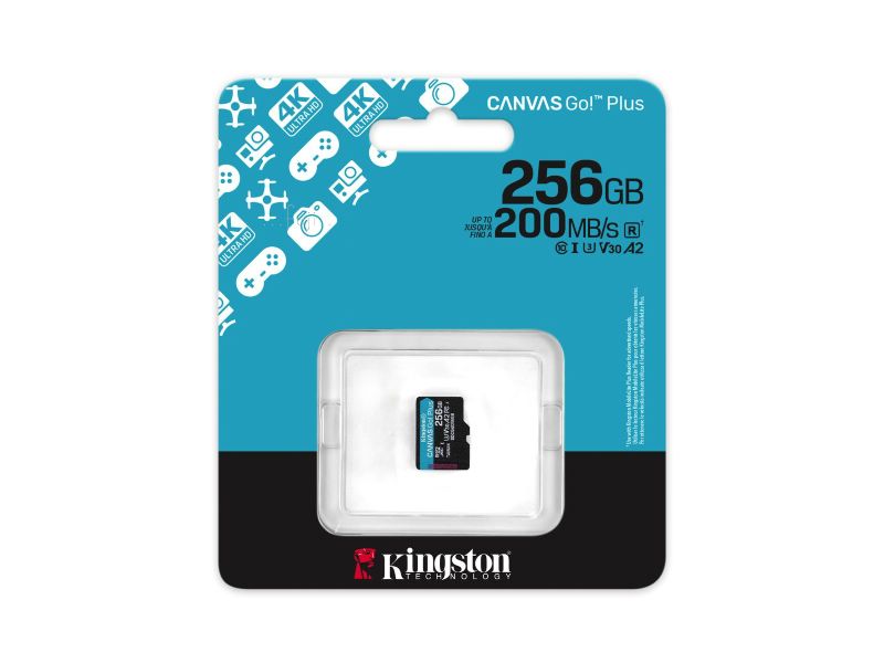 ���U��j KINGSTON���h�y256GB Canvas Go Plus Gen4 microSDXC�O�Хd ���~�Ӥ�