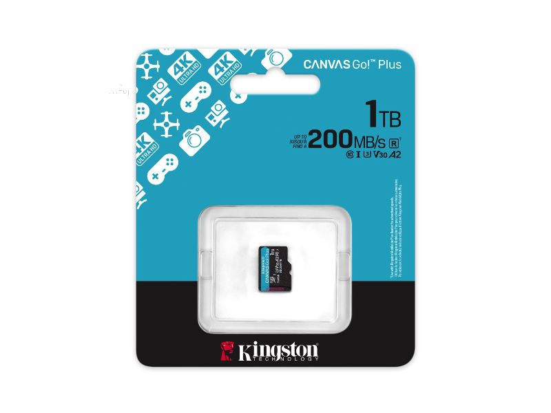 ���U��j KINGSTON���h�y1TB Canvas Go Plus Gen4 microSDXC�O�Хd ���~�Ӥ�