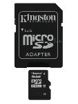 按下放大 KINGSTON金士頓16GB CL10高速microSDHC卡(附SD轉卡) 產品照片