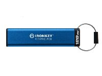 按下放大 KINGSTON金士頓IronKey Keypad 200硬體型加密鍵盤USB隨身碟(128g) 產品照片