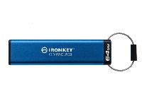 按下放大 KINGSTON金士頓IronKey Keypad 200硬體型加密鍵盤USB隨身碟(64G) 產品照片